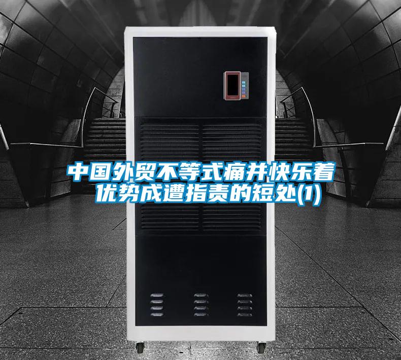 中國外貿(mào)不等式痛并快樂著 優(yōu)勢(shì)成遭指責(zé)的短處(1)