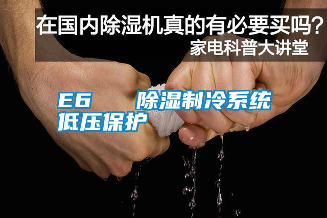 E6 除濕制冷系統低壓保護