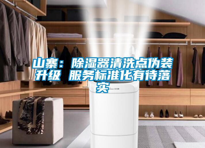 山寨:除濕器清洗點偽裝升級 服務(wù)標(biāo)準(zhǔn)化有待落實