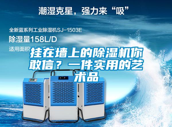 掛在墻上的除濕機你敢信？一件實用的藝術品