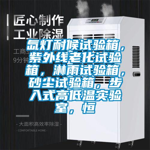 氙燈耐候試驗箱，紫外線老化試驗箱，淋雨試驗箱，砂塵試驗箱，步入式高低溫實驗室，恒