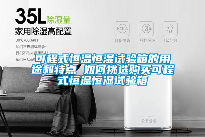 可程式恒溫恒濕試驗(yàn)箱的用途和特點(diǎn) 如何挑選購買可程式恒溫恒濕試驗(yàn)箱