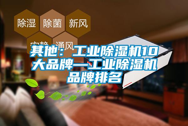 其他:工業除濕機10大品牌—工業除濕機品牌排名