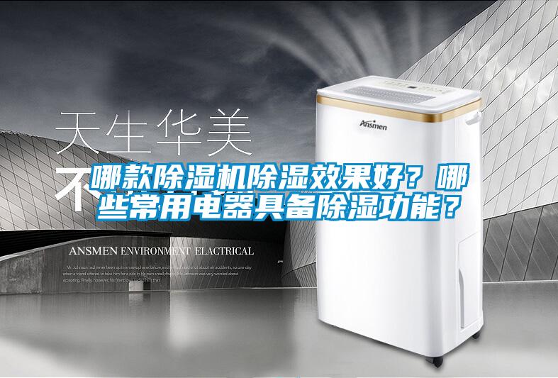 哪款除濕機除濕效果好?哪些常用電器具備除濕功能?
