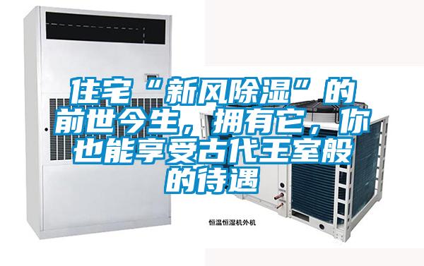住宅“新風除濕”的前世今生,擁有它,你也能享受古代王室般的待遇