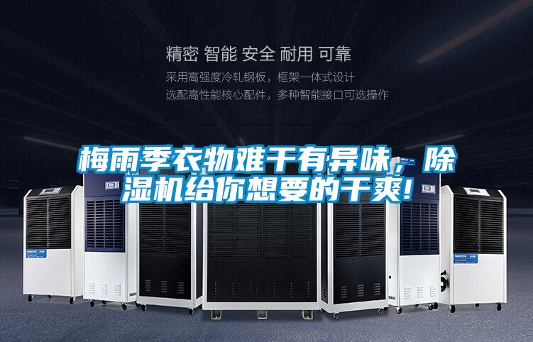 梅雨季衣物難干有異味，除濕機(jī)給你想要的干爽!