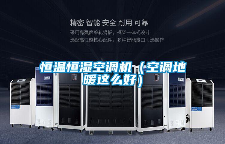 恒溫恒濕空調(diào)機(空調(diào)地暖這么好)