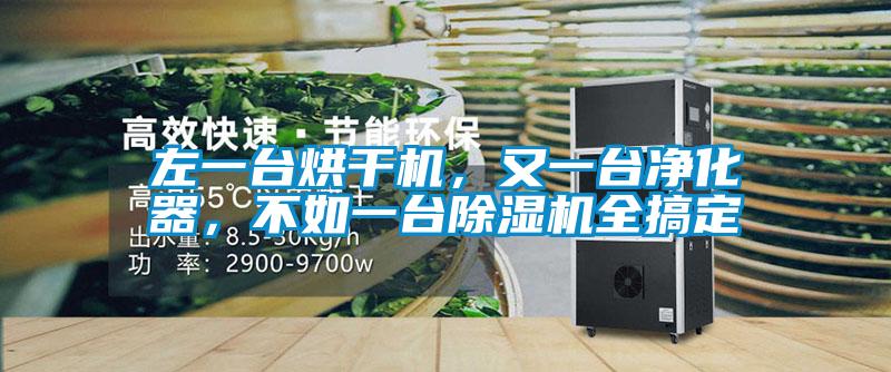 左一臺烘干機，又一臺凈化器，不如一臺除濕機全搞定