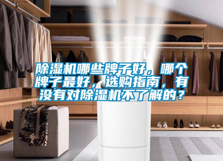 除濕機(jī)哪些牌子好,哪個(gè)牌子最好,選購指南,有沒有對除濕機(jī)不了解的?