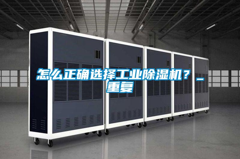 怎么正確選擇工業除濕機？_重復