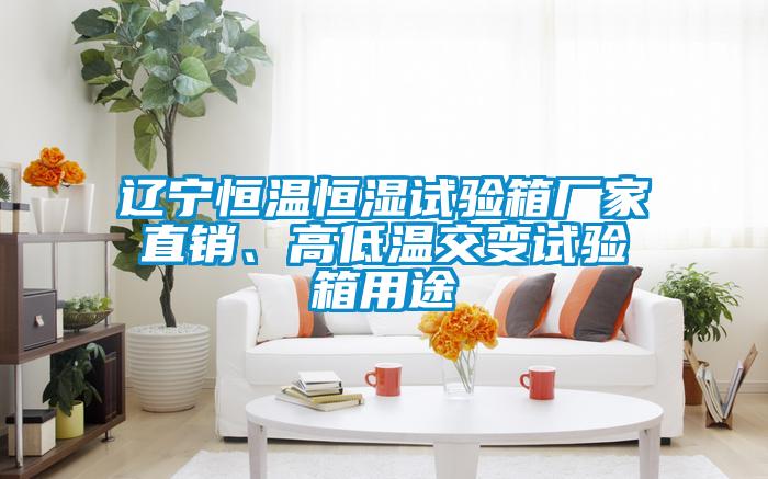 遼寧恒溫恒濕試驗(yàn)箱廠家直銷、高低溫交變?cè)囼?yàn)箱用途