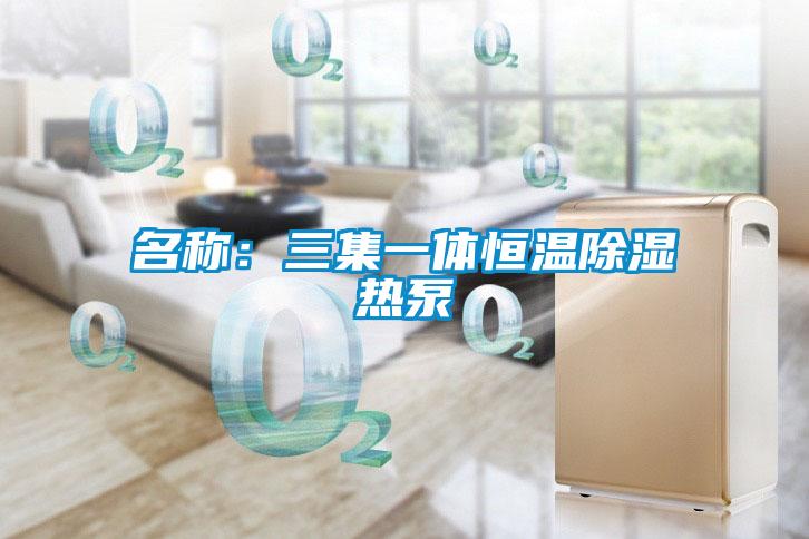 名稱(chēng):三集一體恒溫除濕熱泵