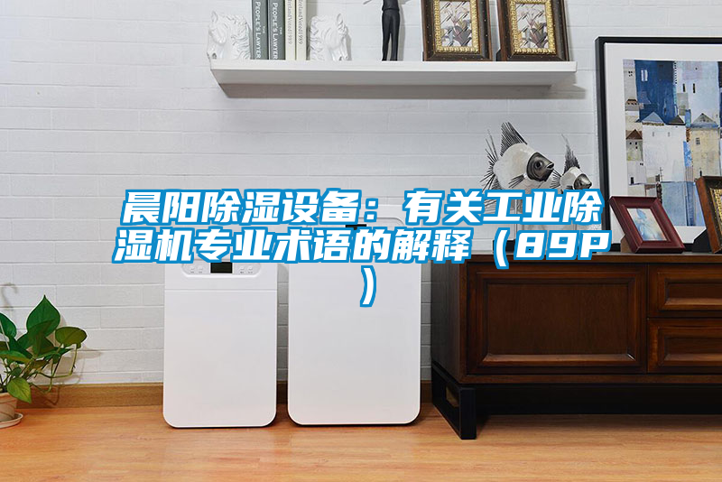 晨陽(yáng)除濕設(shè)備:有關(guān)工業(yè)除濕機(jī)專業(yè)術(shù)語(yǔ)的解釋(89P)