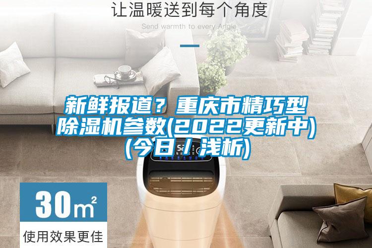 新鮮報道？重慶市精巧型除濕機參數(2022更新中)(今日／淺析)