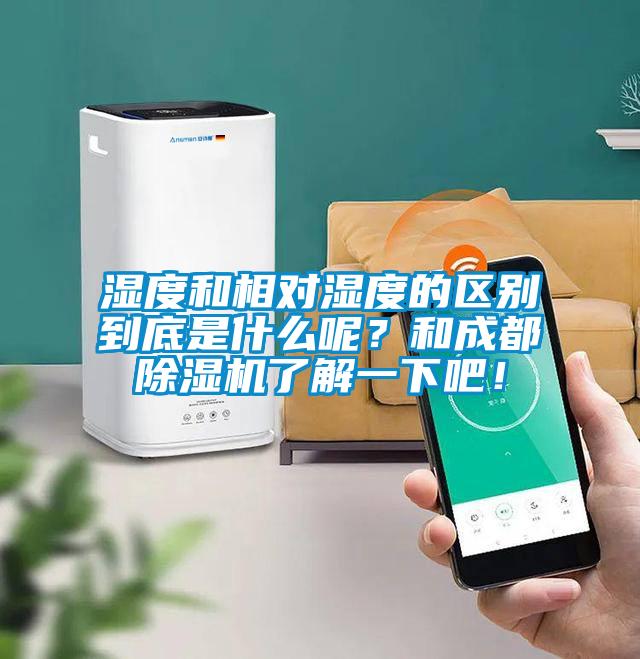 濕度和相對(duì)濕度的區(qū)別到底是什么呢?和成都除濕機(jī)了解一下吧!