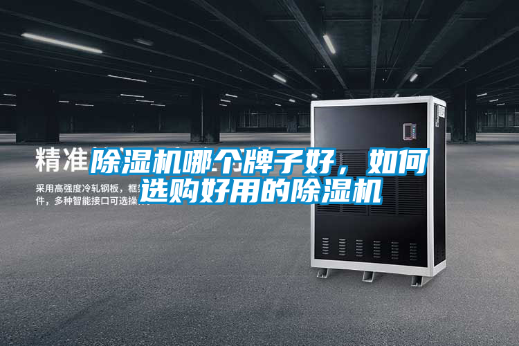 除濕機哪個牌子好，如何選購好用的除濕機