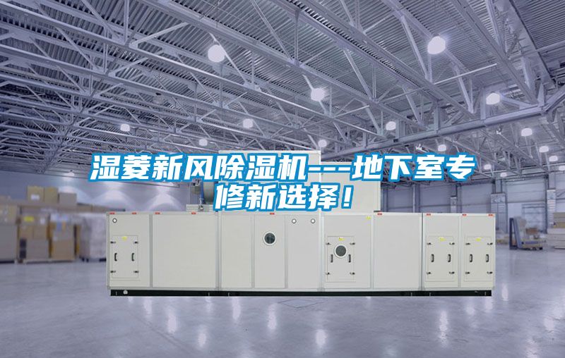 濕菱新風除濕機---地下室專修新選擇！