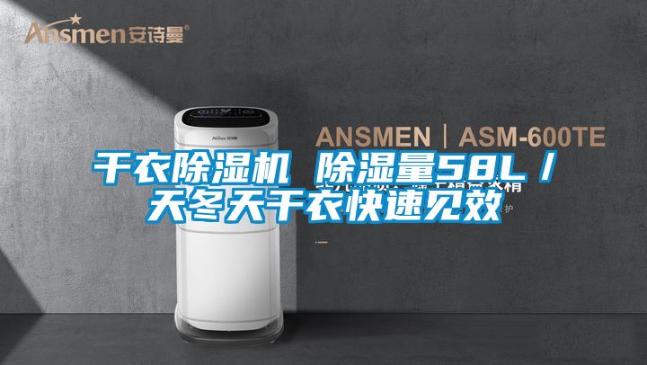 干衣除濕機 除濕量58L/天冬天干衣快速見效