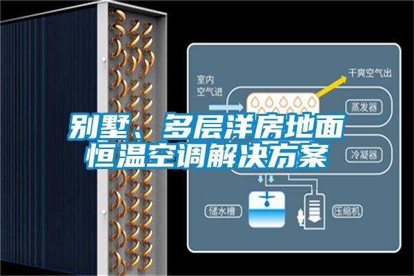 別墅、多層洋房地面恒溫空調解決方案